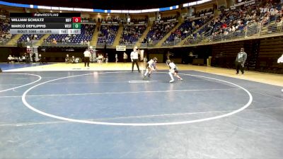 65 lbs Round Of 32 - William Schultz, Mifflinburg vs Marco DeFilippis, West Allegheny