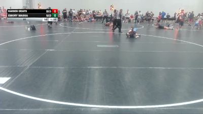 81 lbs Round 2 (4 Team) - Kaisen Deats, Mat Assassins White vs Emory Massa, Washington Dual Team
