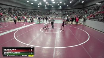 157 lbs Quarterfinal - Jackson Smith, Heritage Hills vs Brandon Casebolt, Tell City