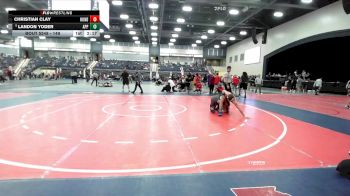 149 lbs Cons. Round 2 - Christian Clay, Huntingdon vs Landon Yoder, Apprentice School