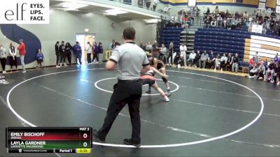 130 lbs. Cons. Round 6 - Layla Gardner, Lafayette (Wildwood) vs Emily Bischoff, Odessa