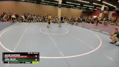 59-60 lbs Round 1 - Jude Nelms, Fort Polk Wrestling vs Jacob Martinez, Gracie Barra Westchase Wrestling Club