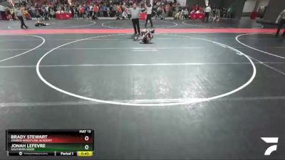 63 lbs Quarterfinal - Brady Stewart, Askren Wrestling Academy vs Jonah LeFevre, Southern Door