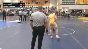 157Brown lbs Rr Rnd 4 - Dylan Zenion, Hofstra vs Cooper Rathburn, Navy