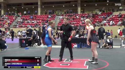 135 lbs Cons. Round 3 - Reese Jacobs, MO vs Nadia Ungurean, MD