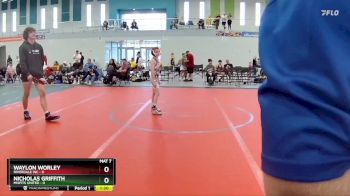 72 lbs Round 5 (6 Team) - Nicholas Griffith, Misfits United vs Waylon Worley, Riverdale WC