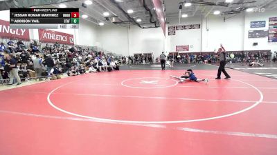 120 lbs Consi Of 8 #1 - Jessan Roman Martinez, Windham vs Addison Vail, Stafford