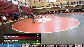 113 lbs Cons. Round 2 - Nadeen Ortiz, Aloha vs Allred Eston, Mountainside