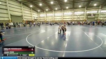 39 lbs Cons. Semi - Owen Moss, Fremont Wrestling Club vs Deklan Mondragon, Ravage