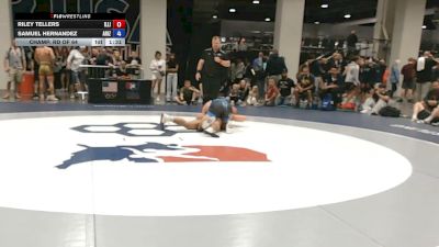 92 kg Champ. Rd Of 64 - Riley Tellers, Illinois vs Samuel Hernandez, Arizona