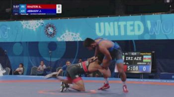 61 kg Repechage - Ahora Khateri, Iran vs Jamal Abbasov, Azerbaijan