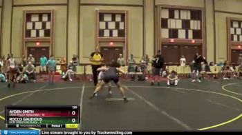 120 lbs Semis & 1st Wrestleback (8 Team) - Rocco Gaudious, Elite Wrestling Black vs Ayden Smith, Steel Valley Renegades