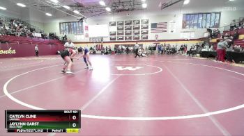 100 lbs Semifinal - Jaylynn Garst, ROCK PORT vs Caitlyn Cline, LAWSON