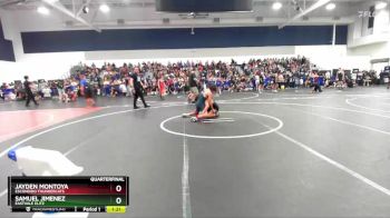 113 lbs Quarterfinal - Samuel Jimenez, Eastvale Elite vs Jayden Montoya, Escondido ThunderCats