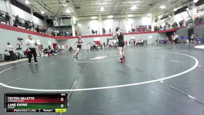 165 lbs Cons. Round 4 - Lane Ewing, UMary vs Tayten Gillette, Chadron State