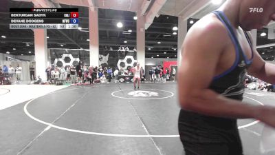 Masters A FS - 62 lbs Champ. Round 1 - Bekturgan Sadyk, California vs Devane Dodgens, Morris Fitness Wrestling Club