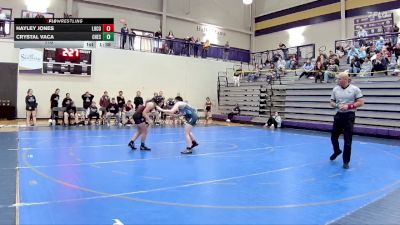 110 lbs 2nd Wrestleback (8 Team) - Hayley Jones, Long County vs Crystal Vaca, Chestatee