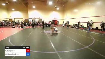 70 kg Round Of 32 - Kaleb Burgess, New York vs Mitchell Mesenbrink, Askren Wrestling Academy