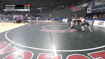 5A Boys 132 lbs Quarterfinal - Philip Alger, Crater Boys vs Aiden Nelmes, Mountain View Boys