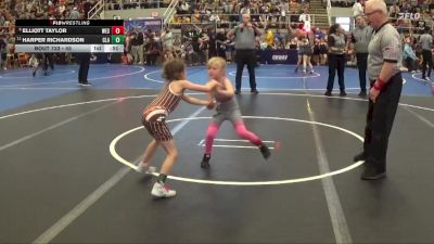 45 lbs Quarterfinal - Elliott Taylor, Westfall vs Harper Richardson, Claymont