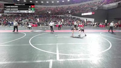 90 lbs Cons. Round 3 - Liam Rouleau, Chippewa Elite vs Luke Jackson, Winneconne