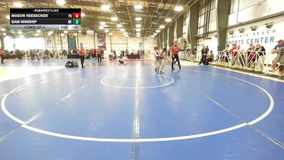 119 lbs Consi Of 4 - Romen Cruz, AZ vs Caleb Brown, NY