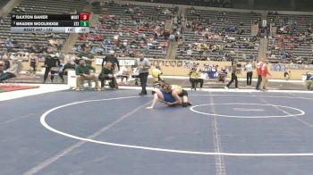 132 lbs Cons. Round 2 - Daxton Baker, Montgomery County vs Braden Woolridge, St. Xavier