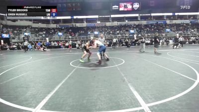 192 lbs Consi Of 8 #2 - Tyler Brooks, Team Owls vs Oren Russell, Live Oak Wrestling Club