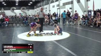 55 lbs Semis & 1st Wrestleback (8 Team) - Leo Riesen, Elite Ath Club WE vs Ronin Webber, Beast Mode