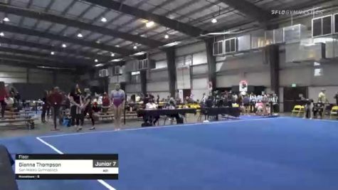 Gianna Thompson - Floor, San Mateo Gymnastics - 2021 Region 1 Women's Championships