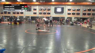235 lbs Cons. Semi - Haiden Wolfe, Solon vs Danika Reiser, Waukon