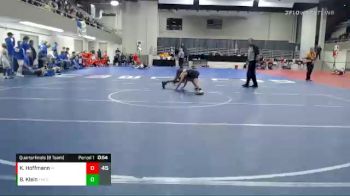 84 lbs Quarterfinals (8 Team) - Brantley Klein, Fulda/Murray County Central vs Kolten Hoffmann, Pine Island