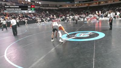 4A 113 lbs Cons. Round 2 - Rudy Fernandez, Taos vs Johnaven Robles, Socorro