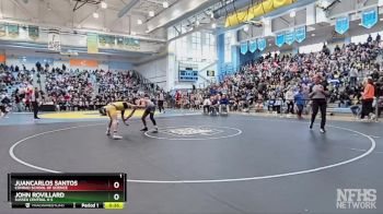 144 lbs 5th Place Match - JuanCarlos Santos, Conrad School Of Science vs John Rovillard, Sussex Central H S