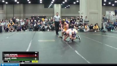 184 lbs Placement Matches (16 Team) - Shane Liegel, Loras vs Luke Hopkins, Baldwin Wallace