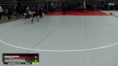 90 lbs Quarterfinal - Fischer Dumonceaux, Central Minnesota Elite Wrestling vs Edwin Oksness, OTC (Ottertail)