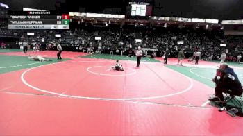 74 lbs 5th Place Match - Dawson Wicker, BTWA vs William Huffman, DONA