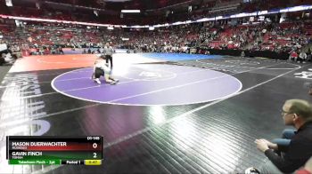 D1-145 lbs Cons. Round 1 - Mason Duerwachter, Muskego vs Gavin Finch, Tomah