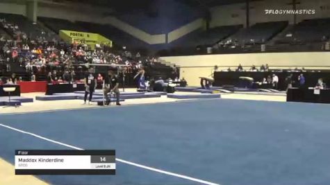 Maddox Kinderdine - Floor, GTCO - 2021 USA Gymnastics Development Program National Championships