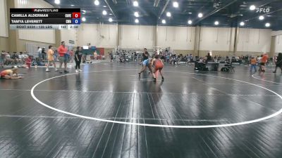 135 lbs Rr Rnd 2 - Camilla Alderman, Caveman Wrestling vs Tamya Leverett, Coastline Wrestling Academy