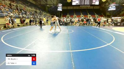 190 lbs Rnd Of 32 - Michael Boyle, OH vs George Tate, MD