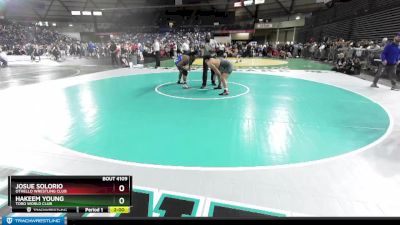 97 lbs Quarterfinal - Hakeem Young, Toro World Club vs Josue Solorio, Othello Wrestling Club