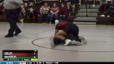 132 lbs Round 2 (4 Team) - Jose Lee, Princeton vs Benjamin Gil, Carrollton Smith