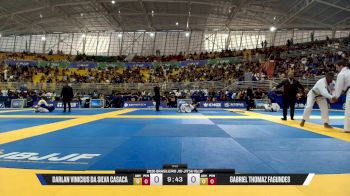 Gabriel Thomaz Fagundes vs Darlan Vinicius Da Silva Casaca 2026 Brasileiro Jiu-Jitsu IBJJF