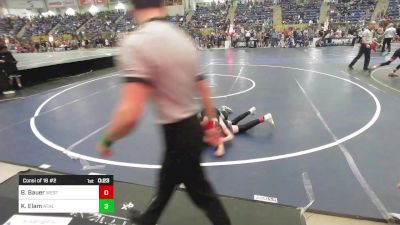80 lbs Consi Of 16 #2 - Braxton Bauer, West Grand MS vs Keyton Elam, Athlos Wrestling