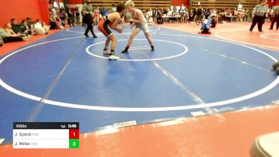 105 lbs Rr Rnd 2 - Jason Speck, Keystone Wrestling Club vs Jaxon Miller, Tahlequah Wrestling Club