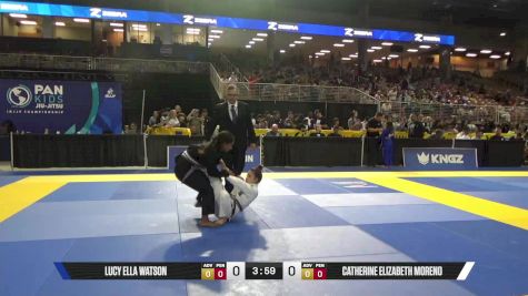 Catherine Elizabeth Moreno vs Lucy Ella Watson 2025 Pan Kids Jiu-Jitsu IBJJF Championship
