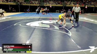 138-2A/1A Cons. Round 2 - Scottie Ford, Kent County vs Nick Weber, Sparrows Point
