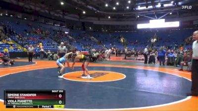 130 lbs Cons. Round 2 - Simone Standifer, Tinley Park (H.S.) vs Viola Pianetto, Mt. Prospect (Prospect)