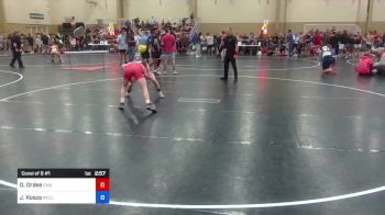 144 lbs Consi Of 8 #1 - David Drake, Coastline Wrestling Academy vs James Kosza, Wellington Wrestling